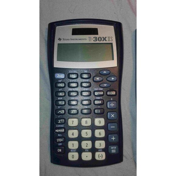 Texas Instruments TI-30Xa Navy Blue Scientific Calculator - With Cover - Picture 1 of 2